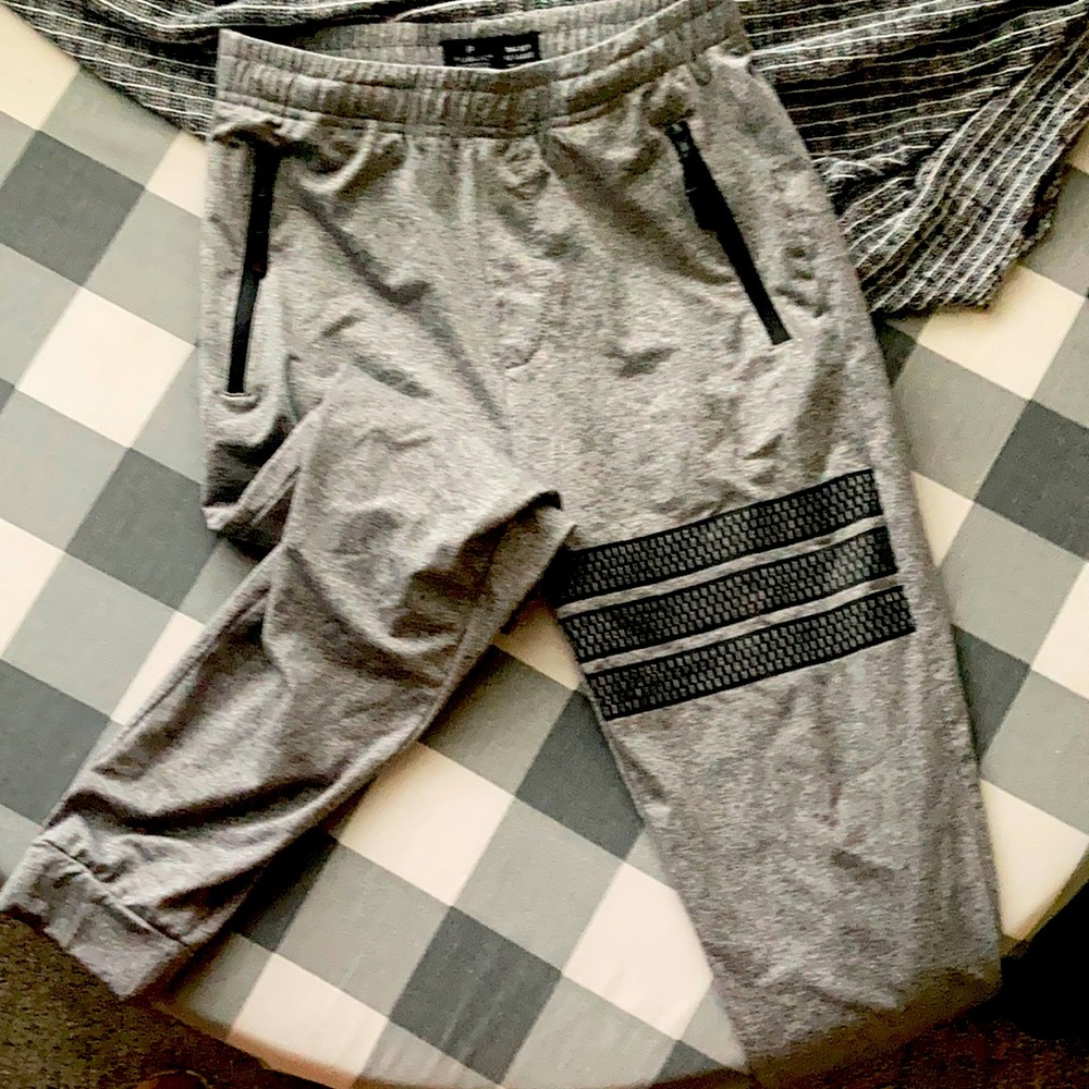 Boys size 12 pants. Comfy. Barely worn. Super soft.